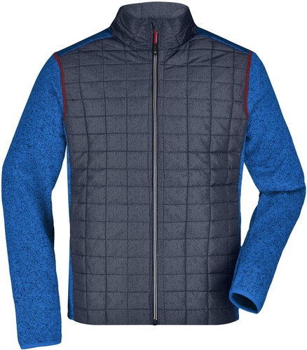 Men knitted hybrid - knitted, jacket