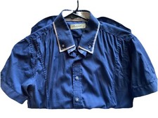 Camicia Blu Extra slim S Con