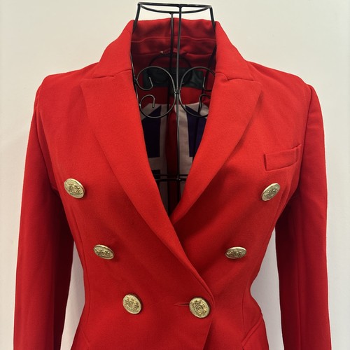 Blazer doppiopetto rosso