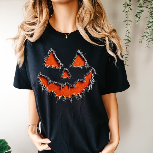 Shirt unisex halloween viso - unisex,